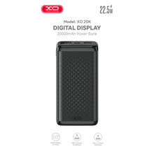 Powerbank XO 20K 20000 mAh 22.5W USB-C Black (XO-20K-225)
