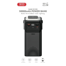 Powerbank XO 50K 50000 mAh 22.5W USB-C Black (XO-50K-225)