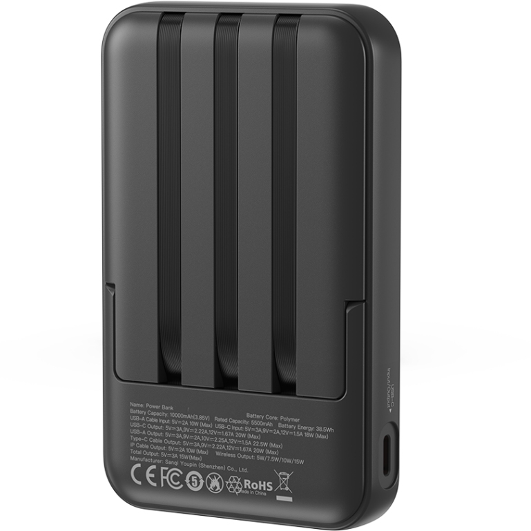 Powerbank XO 10KW 10000 mAh 15W MagSafe Black (XO-10KW-15) Ємність 10000