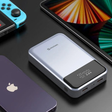Powerbank SWISSTEN For Laptop 20000mAh 100W PD Black/Silver (8595217483781)