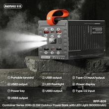 Powerbank REMAX RPP-609 60000mAh Gray