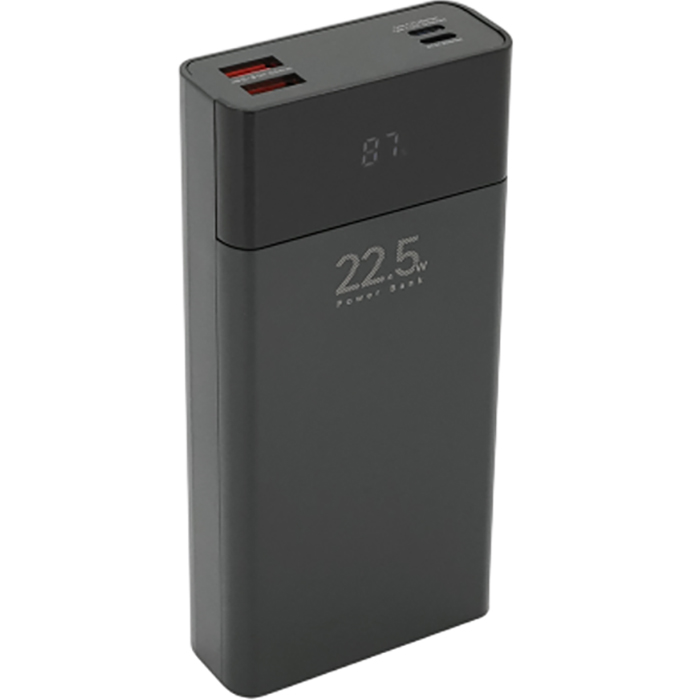 Powerbank REMAX 20000mAh 2USB+Type-C 20W Black (RPP-672)