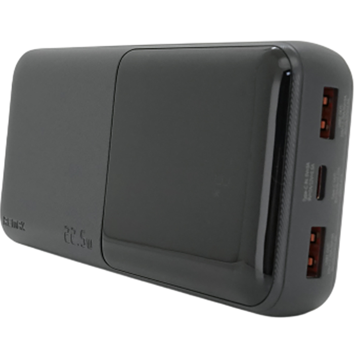 Powerbank REMAX 20000mAh 2USB+Type-C 22.5W Black (RPP-623) Ємність 20000