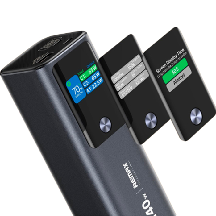 Powerbank REMAX 25200mAh PD 140W+QC 22.5W Blue (RPP-662) Ємність 25200