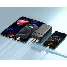 Powerbank SWISSTEN 30000 mAh POWER LINE II 22.5 Вт PD Black (8595217490635)