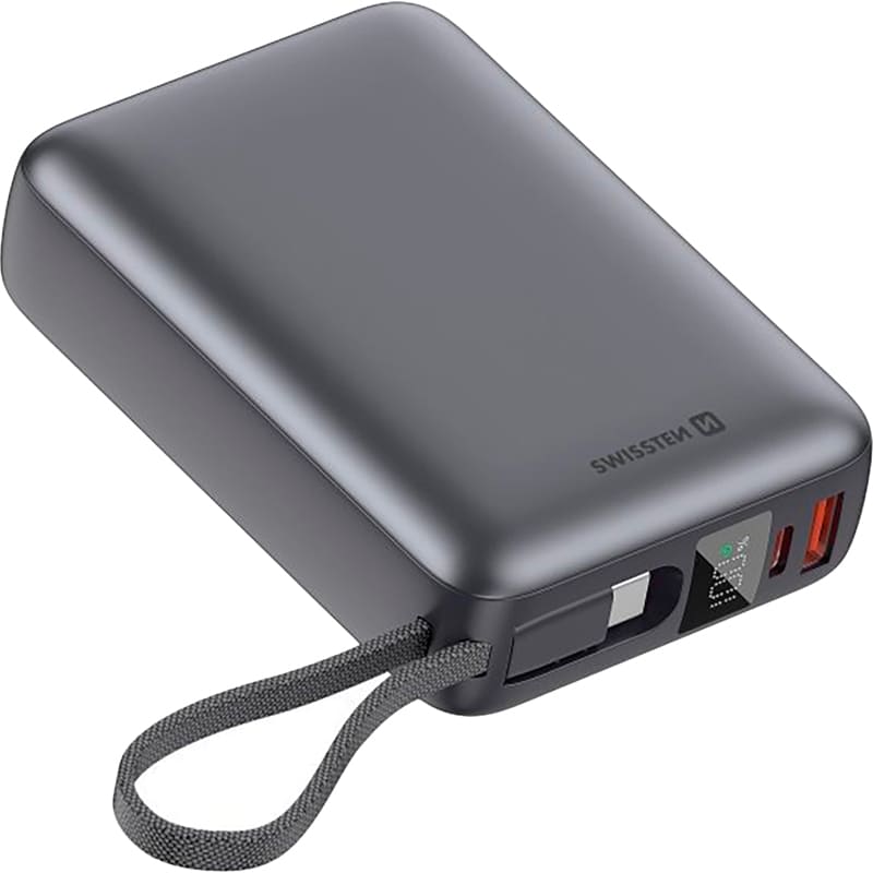 Powerbank SWISSTEN 20000 mAh 45W Grey (8595217490833) Торговая марка SWISSTEN