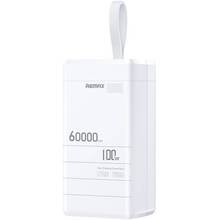 Powerbank REMAX 60000mAh PD 100W+QC 22.5W White (RPP-650)