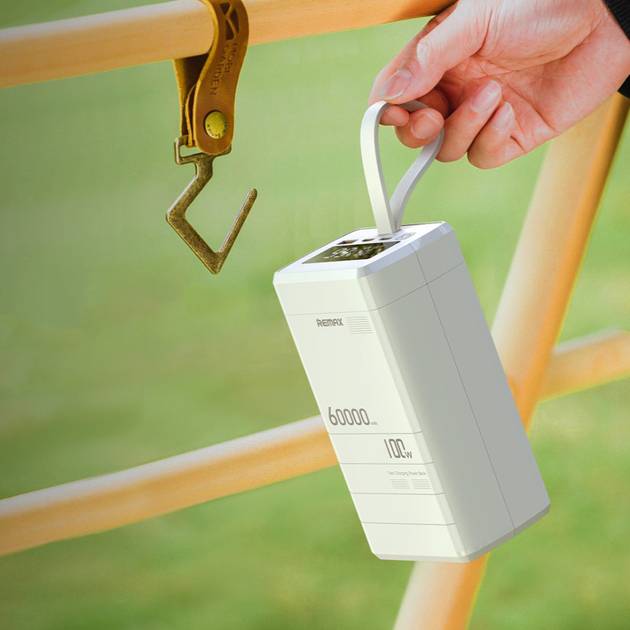 Powerbank REMAX 60000mAh PD 100W+QC 22.5W White (RPP-650) Емкость 60000