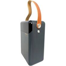 Powerbank REMAX 80000mAh 3USB+Type-C+Lighting 20W Black (RPP-566)