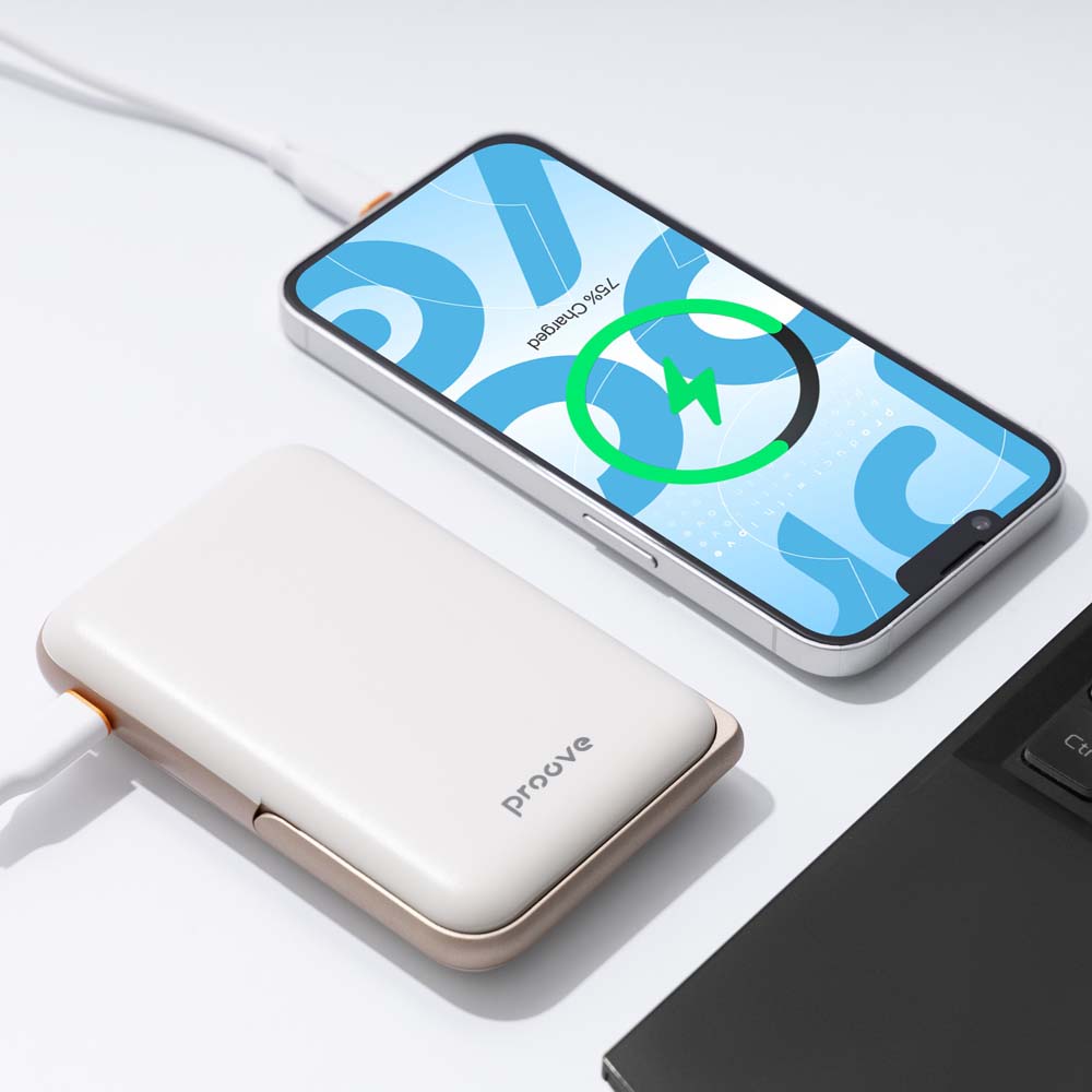 Powerbank PROOVE Knight 20W 10000 mAh Beige (PBGI20012214) Тип аккумулятора Li-Pol