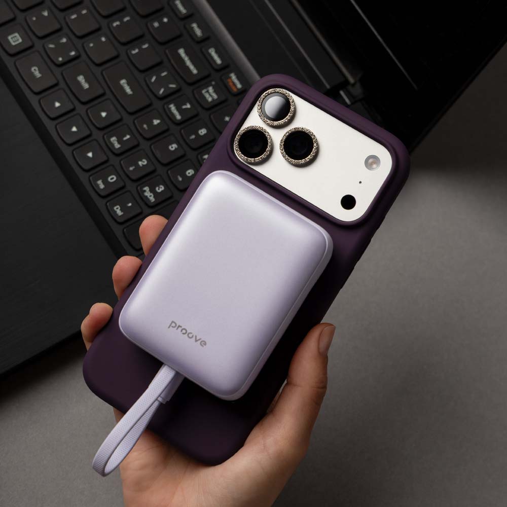 Зовнішній вигляд Powerbank PROOVE Neutron 22.5W 10000mAh Purple (PBNE22022209)