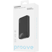Powerbank PROOVE Hoodman Magnetic 20W 10000mAh Black (PBH120010001)