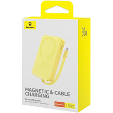 Powerbank BASEUS Magnetic Mini 30W 10000mAh Yellow (P1002210BY23-00)