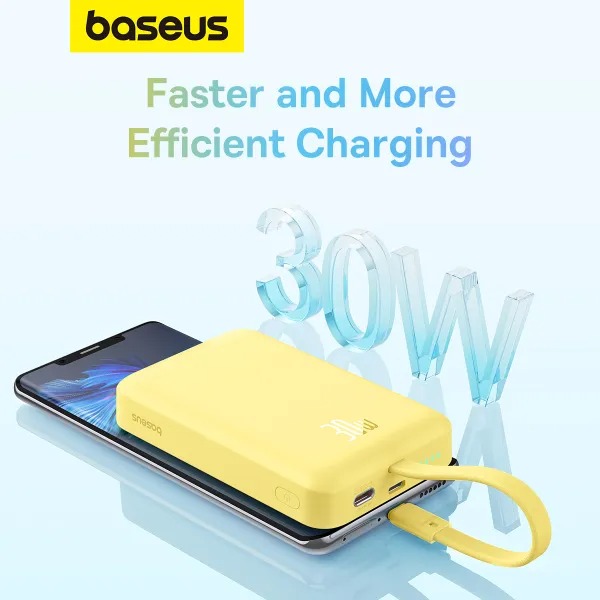 Покупка Powerbank BASEUS Magnetic Mini 30W 10000mAh Yellow (P1002210BY23-00)