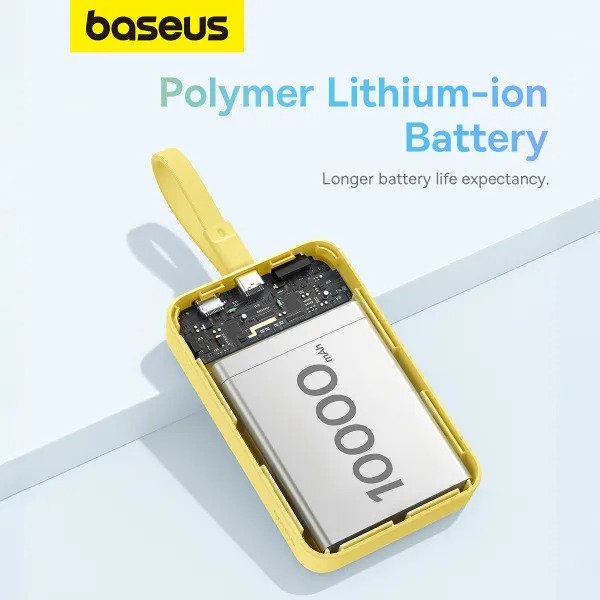 В Украине Powerbank BASEUS Magnetic Mini 30W 10000mAh Yellow (P1002210BY23-00)