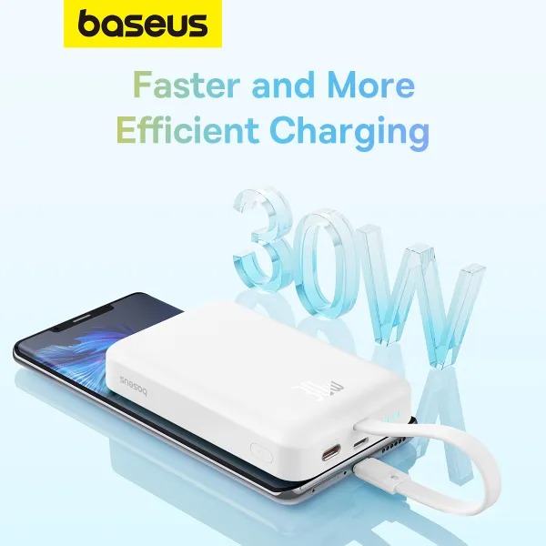Покупка Powerbank BASEUS Magnetic Mini 30W 10000mAh White (P1002210B223-00)