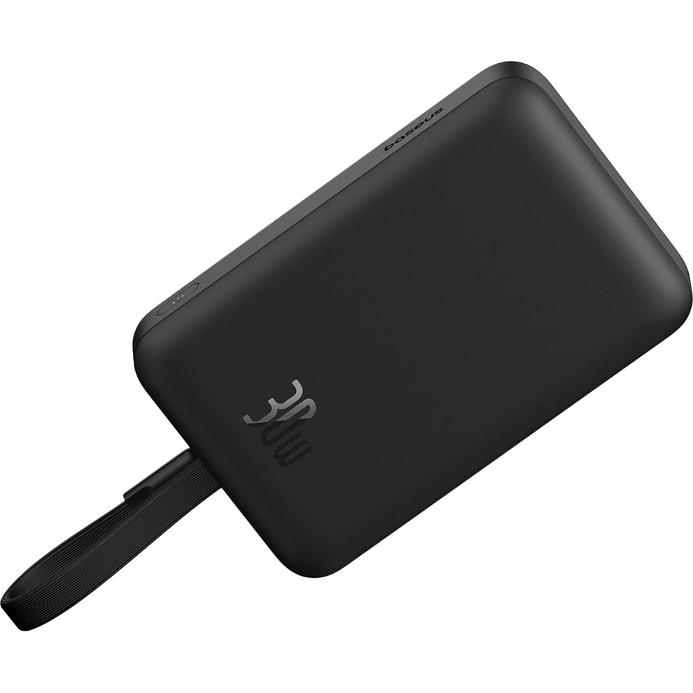 Powerbank BASEUS Magnetic Mini 30W 10000mAh Black (P1002210B113-00) Входной разъем USB Type-C