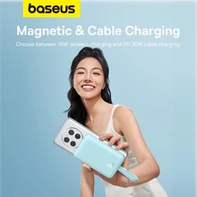 Powerbank BASEUS Magnetic Mini 30W 10000mAh Blue (P1002210B333-00)
