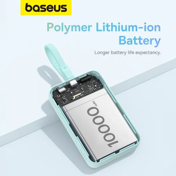 В Украине Powerbank BASEUS Magnetic Mini 30W 10000mAh Blue (P1002210B333-00)