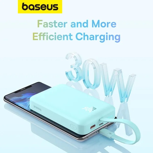 Покупка Powerbank BASEUS Magnetic Mini 30W 10000mAh Blue (P1002210B333-00)