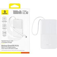 Powerbank BASEUS EnerFill Bipow2 Pro 22.5W 10000mAh White (E0027601)
