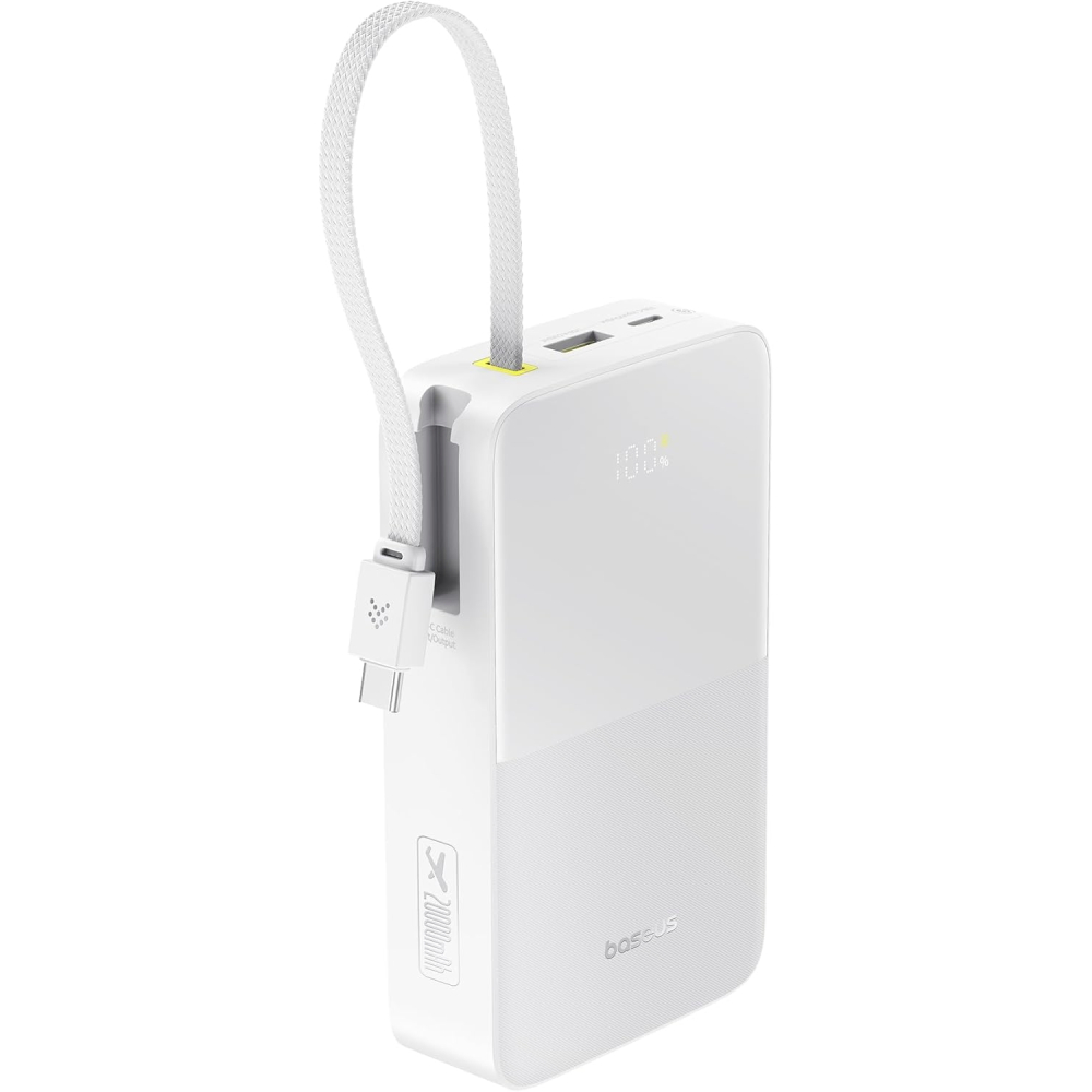 Powerbank BASEUS EnerFill Bipow2 Pro 22.5W 20000mAh White (E0027700) Торгова марка BASEUS