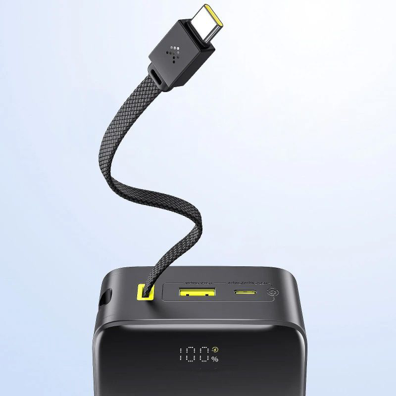 Powerbank BASEUS EnerFill Bipow 2 Pro 22.5W 30000 mAh Black (E0028100) Ємність 30000