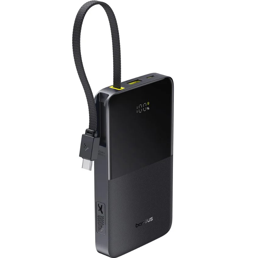 Powerbank BASEUS EnerFill Bipow2 Pro 22.5W 10000mAh Black (E0027600) Торгова марка BASEUS