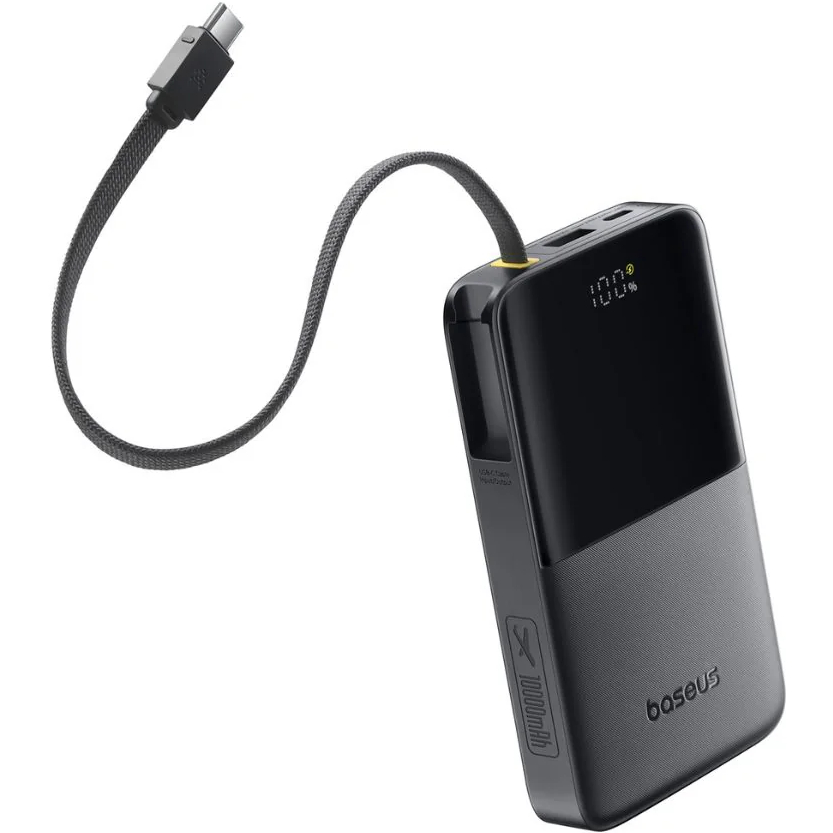Powerbank BASEUS EnerFill Bipow2 Pro 22.5W 10000mAh Black (E0027600) Ємність 10000