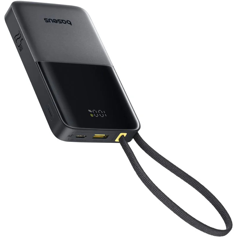 Powerbank BASEUS EnerFill Bipow2 Pro 22.5W 10000mAh Black (E0027600) Тип акумулятора Li-Pol