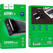 Powerbank HOCO DB81 Apollo 30000 mAh 65W Black