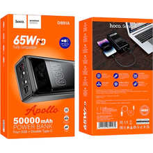 Powerbank HOCO DB81A  Apollo 50000 mAh 65W Black