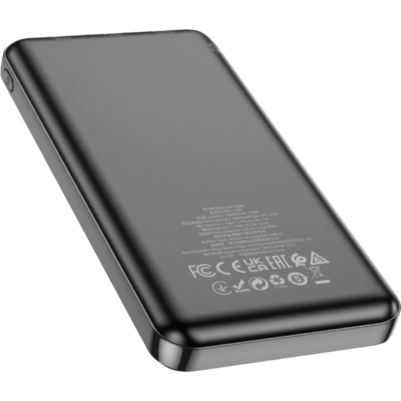 Powerbank HOCO J100 High-Ranking 10000 mAh 10.5W Black Емкость 10000