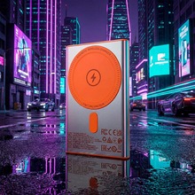 Powerbank HOCO Q32 Bird Magnetic Wireless 5000 mAh 20W Titanium Gold