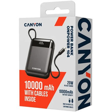 Рowerbank CANYON  OnPower 104 10000mAh Black (CNS-CPB104B)