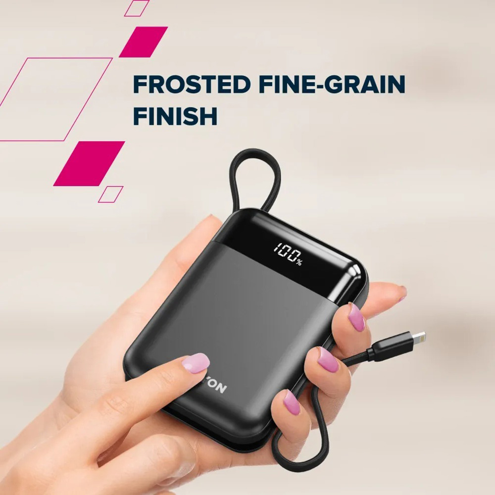 В Фокстрот Рowerbank CANYON  OnPower 104 10000mAh Black (CNS-CPB104B)