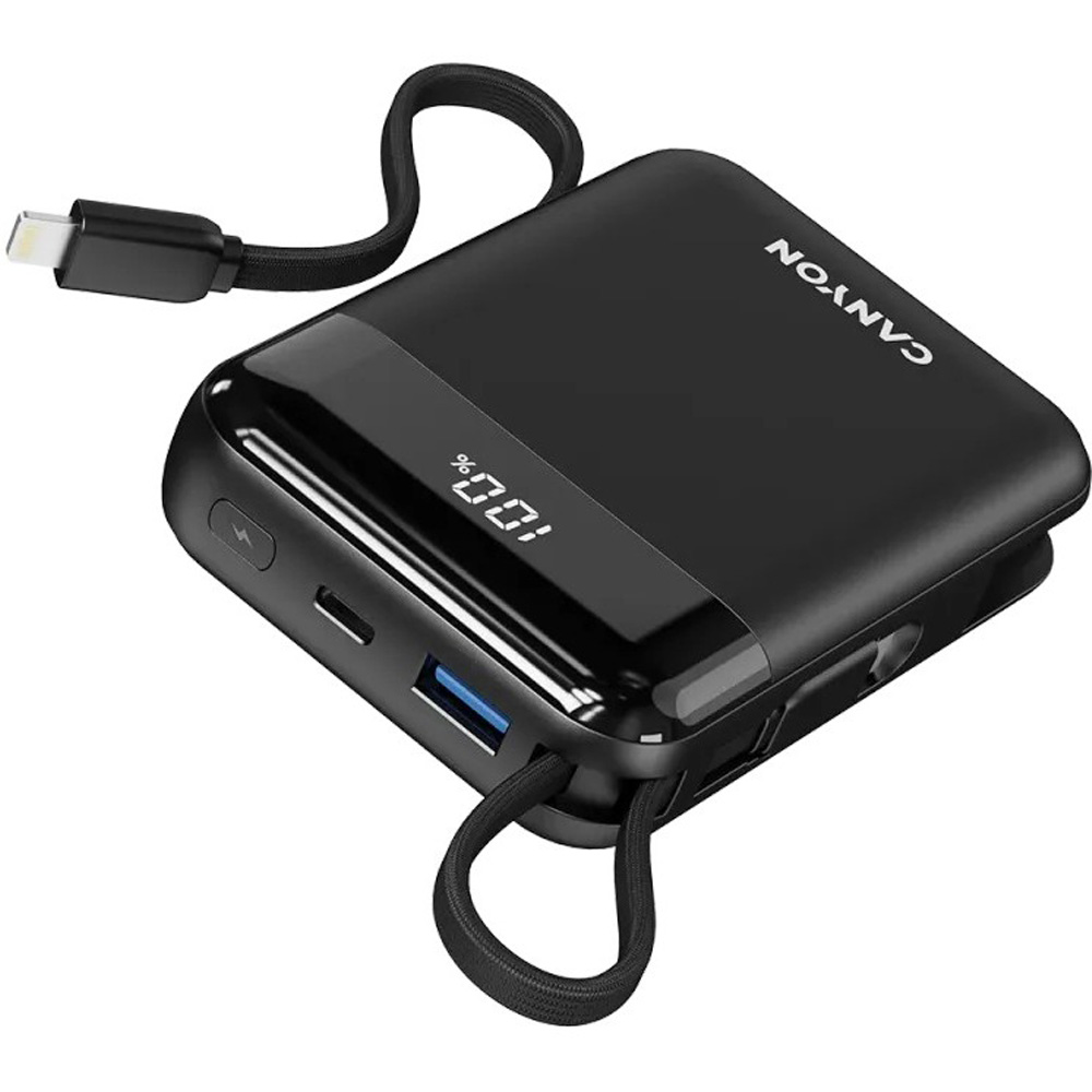 Заказать Рowerbank CANYON  OnPower 104 10000mAh Black (CNS-CPB104B)