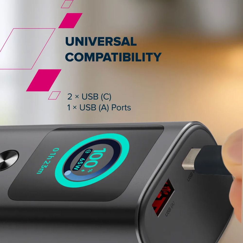 В Украине Рowerbank CANYON 20000mAh OnPower 265 Black (CNS-CPB265DG)