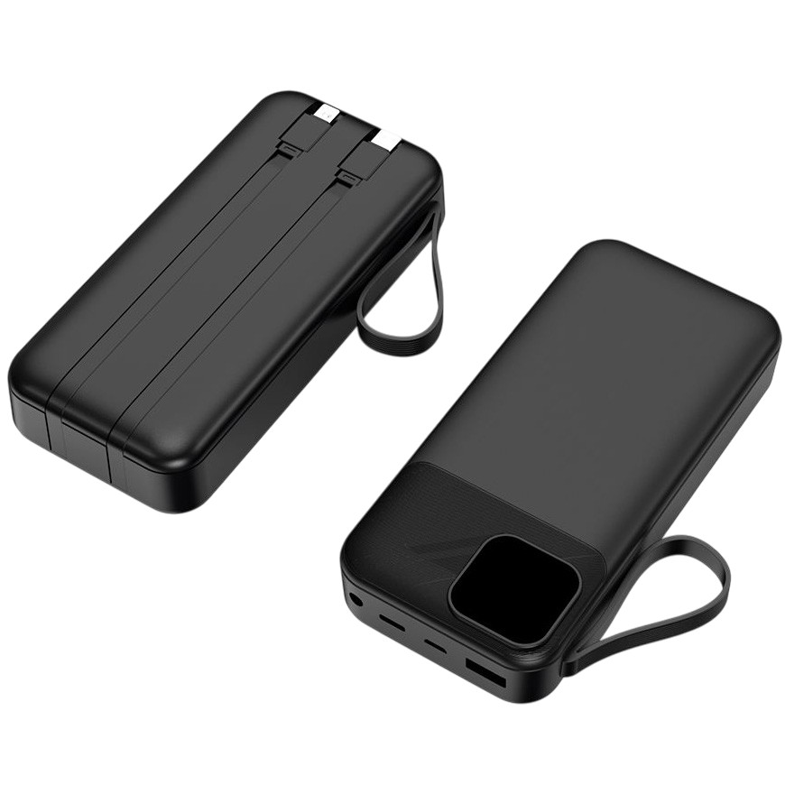 Powerbank THEGENERAL Voltix 20000mAh 22.5W Fast Charge PD Black (40012819-01) Ємність 20000