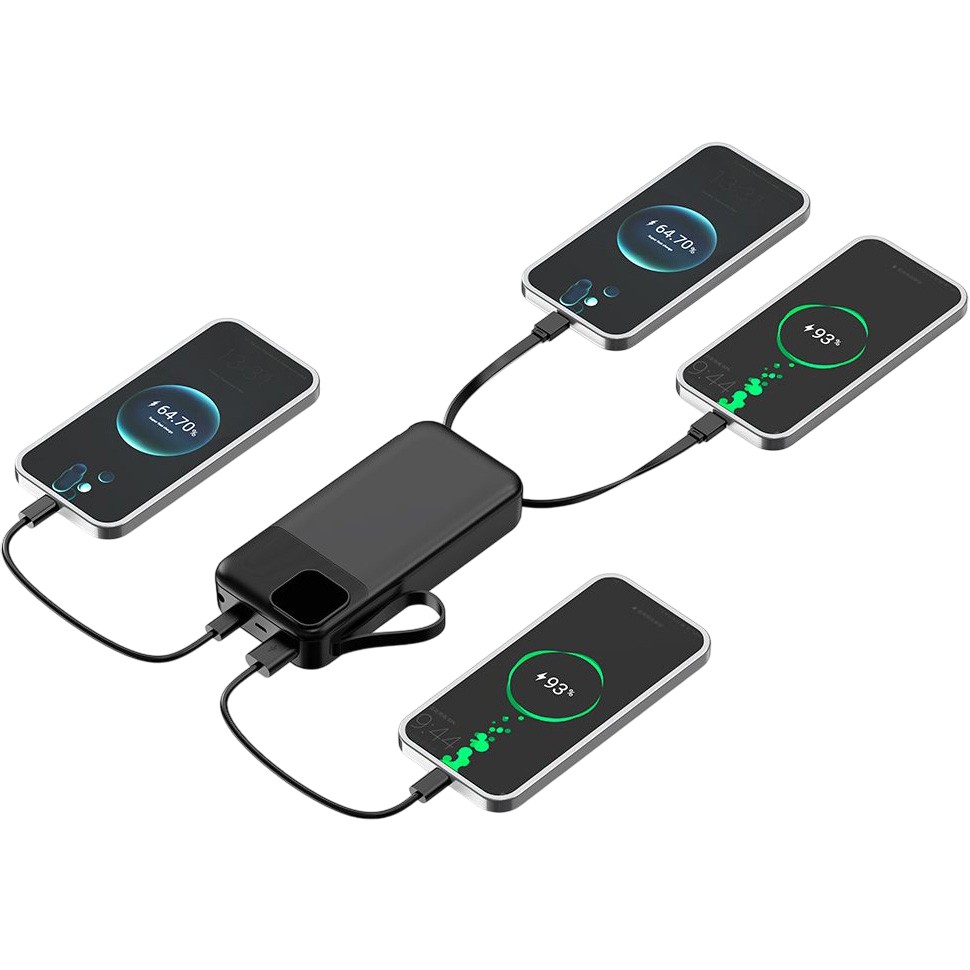 Зовнішній вигляд Powerbank THEGENERAL Voltix 20000mAh 22.5W Fast Charge PD Black (40012819-01)