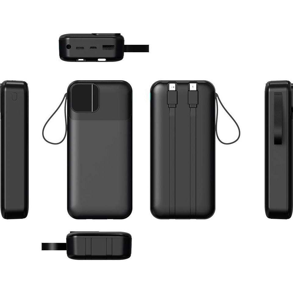 Powerbank THEGENERAL Voltix 20000mAh 22.5W Fast Charge PD Black (40012819-01) Вхідний роз'єм USB Type-C, Lightning