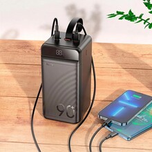 Powerbank HOCO J123D 90000mAh 22.5W+PD20W Black (714778)
