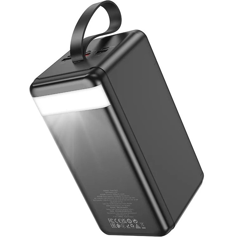 Powerbank HOCO J123D 90000mAh 22.5W+PD20W Black (714778) Тип аккумулятора Li-Pol