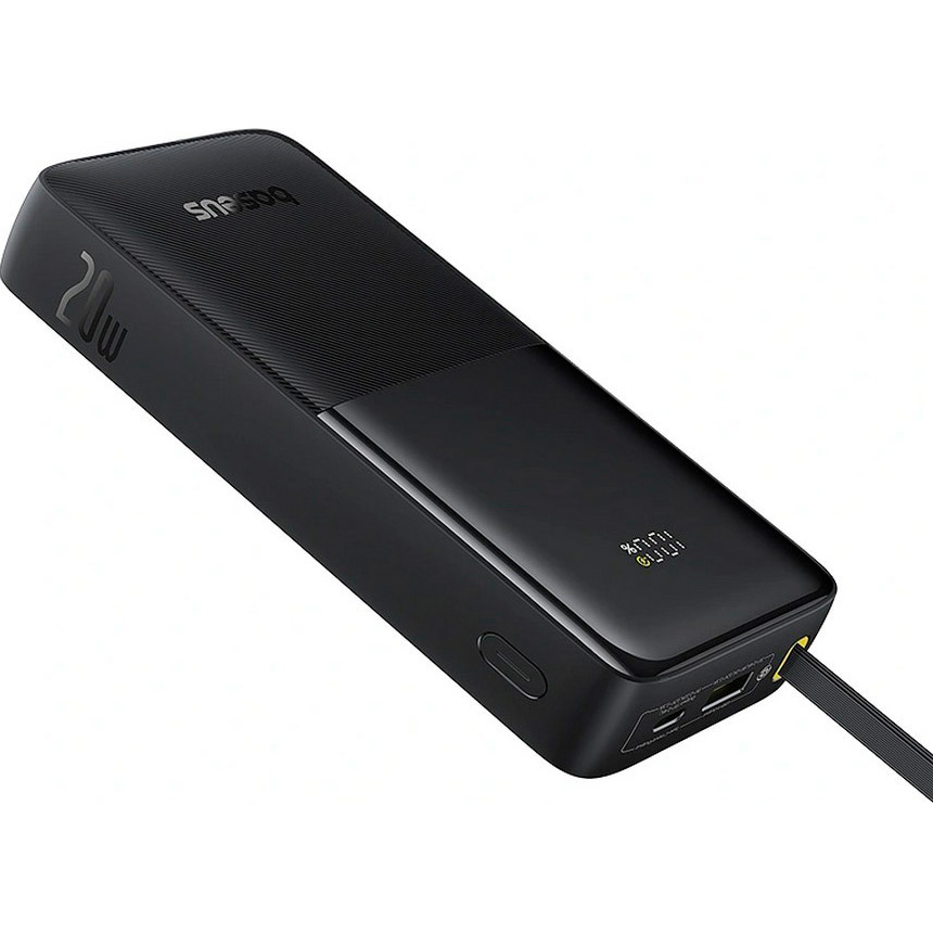 Powerbank BASEUS Bipow 2 20W 20000mAh 20W Black (P10077101113-01) Вхідний роз'єм USB Type-C
