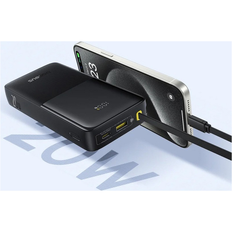 В Україні Powerbank BASEUS Bipow 2 20W 20000mAh 20W Black (P10077101113-01)