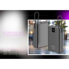 Powerbank GELIUS Veyron 20000mAh 65W(QC/PD) Black (GP-PB312)