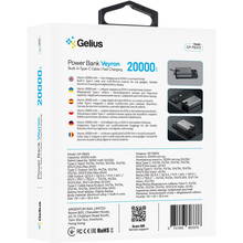 Powerbank GELIUS Veyron 20000mAh 65W(QC/PD) Black (GP-PB312)