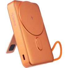 Powerbank GELIUS Fluxen 10000mAh 15W Magnetic Wireless Charge Qi2 Orange (GP-PBW120)