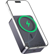 Powerbank HOCO 20000mAh J160B Original PD20W Magnetic Metal Gray (714785)