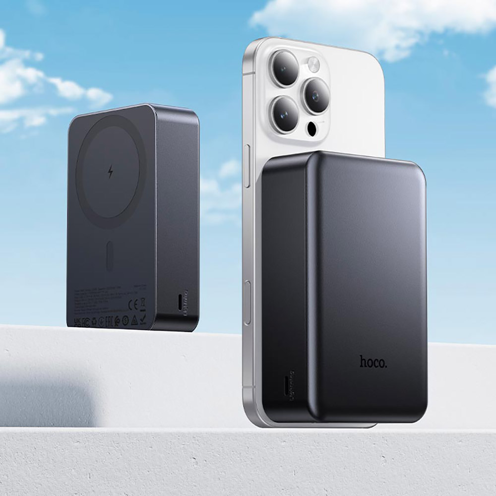 Фото Powerbank HOCO 20000mAh J160B Original PD20W Magnetic Metal Gray (714785)